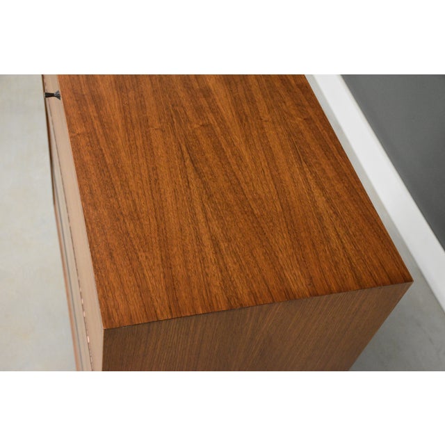 1960s Kipp Stewart for Directional by Calvin Walnut Tall Dresser For Sale - Image 10 of 12