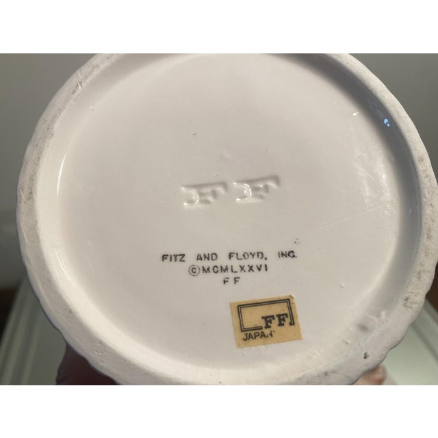 Coastal Vintage Fitz & Floyd Seashell Trinket Boxes and Dish Set- 3 Pieces For Sale - Image 3 of 4