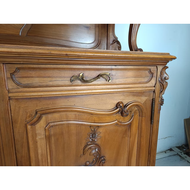 Louis XV Style Sideboard with Knotted Sides For Sale - Image 10 of 18