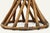 Wood Bamboo and Glass Table by Bernard Govin for Eguizier, 1970s For Sale - Image 7 of 18
