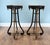 Arts and Crafts Lacquered Pedestal Stands, Set of 2 For Sale - Image 3 of 12