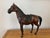Mid 20th Century Vintage Pieced Leather Horse Figure Sculpture With Glass Eyes For Sale - Image 6 of 11