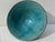 Late 20th Century Teal Blue Glazed Art Bowl Circa 1990s For Sale - Image 5 of 8