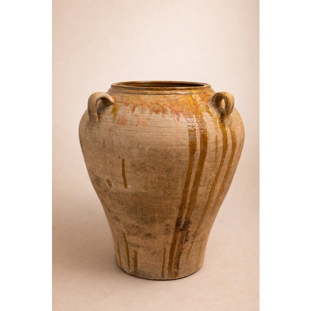 1970s Vintage Spanish Glazed Ceramic Jar, 1970s For Sale - Image 5 of 5