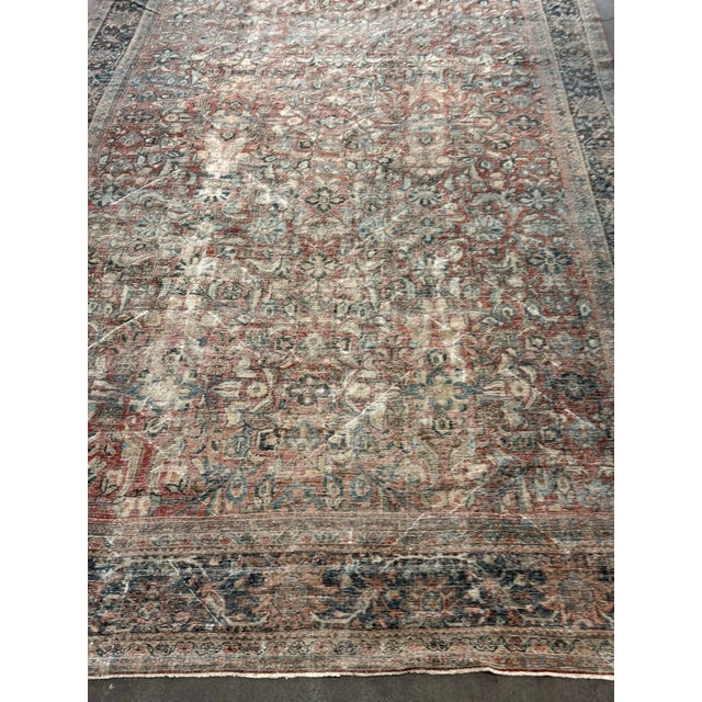 10Ft 4 in × 16Ft 7 in Summer House Sultanabad Hand-Knotted Wool Area Rug For Sale In San Francisco - Image 6 of 12