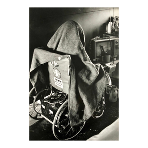 Fred McDarrah, Large Vintage Print Silver Gelatin Signed Photograph Terminal Patient Bird Cover, 1973