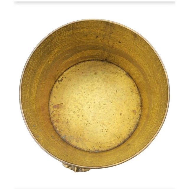 Asian Asian Antiqued Planter With Dragon Head Handles, Circa 1980s For Sale - Image 3 of 6