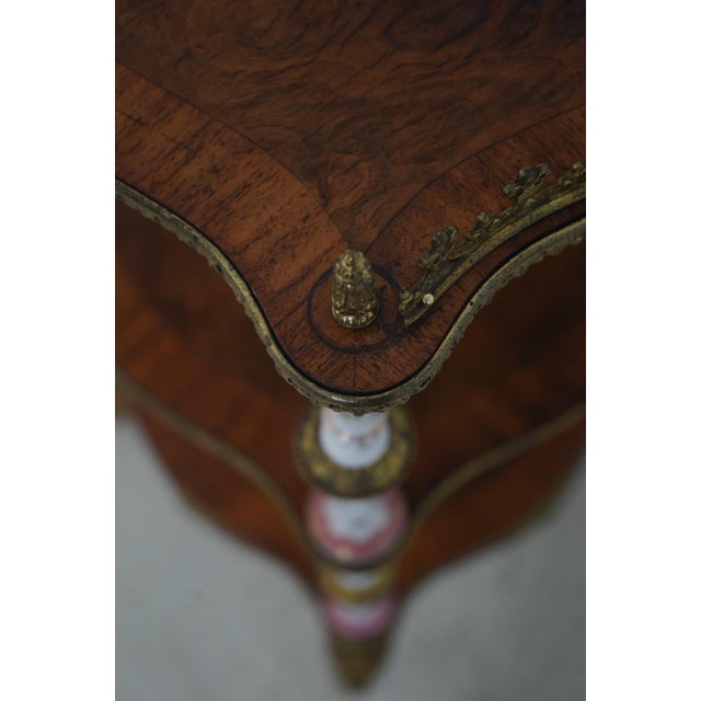 Vintage French Style 3 Tier Etagere What Not Lamp Table For Sale In Philadelphia - Image 6 of 14