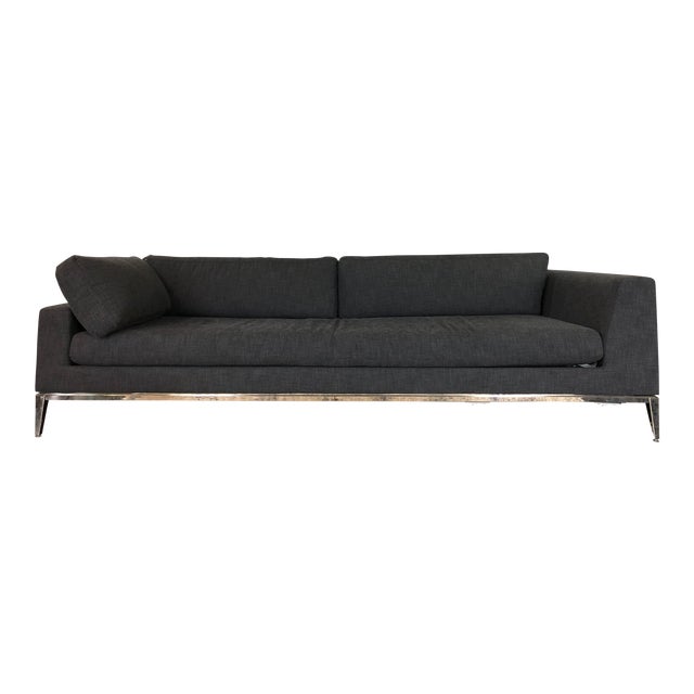 Restoration Hardware Italia Track Arm 9ft Sofa Luxe Chairish