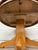 Vintage Solid Oak Round Pedestal Dining Table For Sale - Image 4 of 11