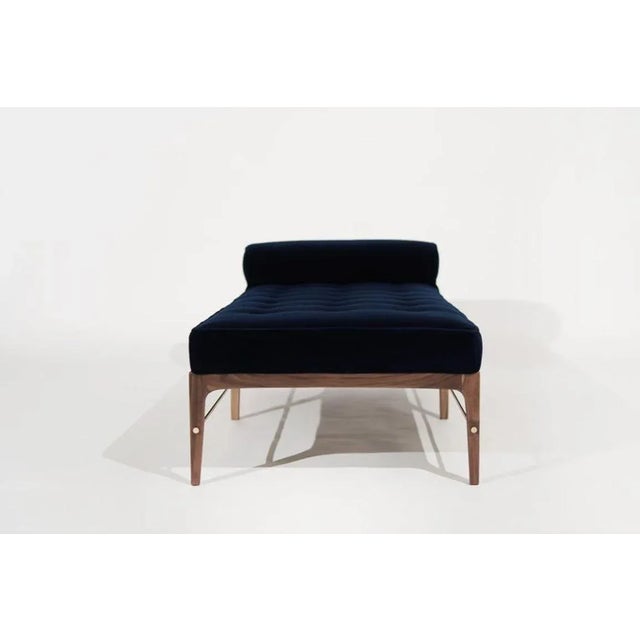 Linear Daybed in Natural Walnut Series 72 by Stamford Modern For Sale In New York - Image 6 of 12