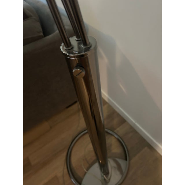 1970s 1970s Nova 3 Arc Globe Floor Lamp in Chrome Believed to Be by Peter Morelli For Sale - Image 5 of 10