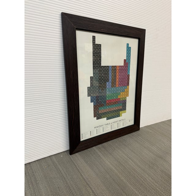 Design Plus Gallery presents an Original Print of the Periodic Table of Heavy Metals. The table has 303 heavy metals, from...
