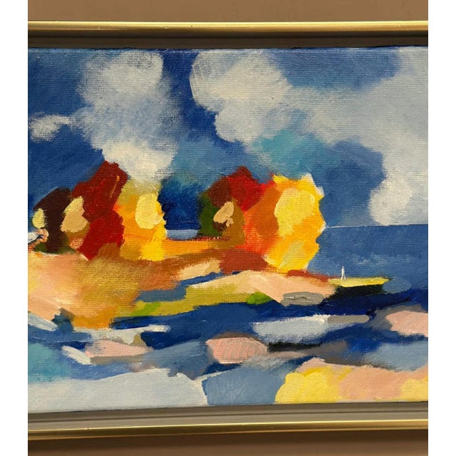 Mid-Century Modern Anita Fröding, The Wandering Poet, 1950s, Oil Painting on Canvas, Framed For Sale - Image 3 of 18