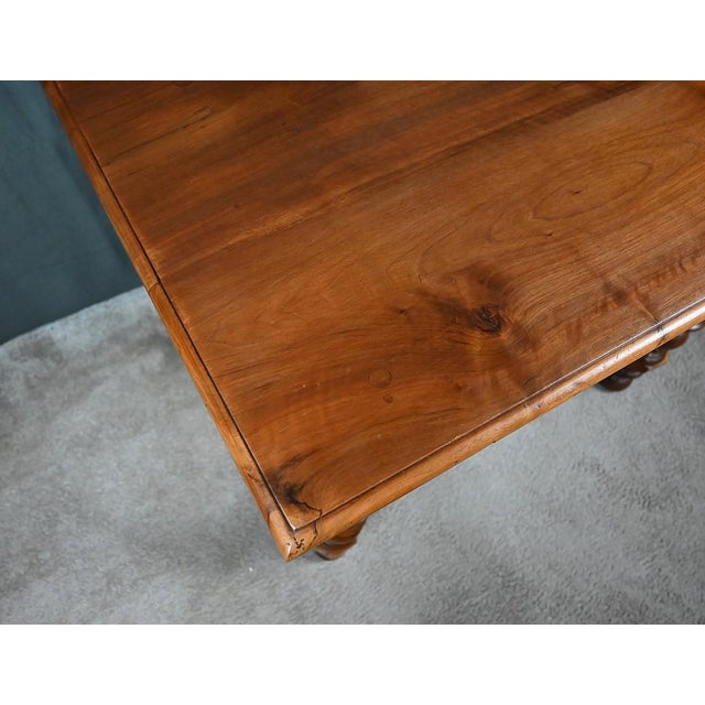 Late 19th Century Louis Philippe Flat Walnut Desk For Sale - Image 11 of 18