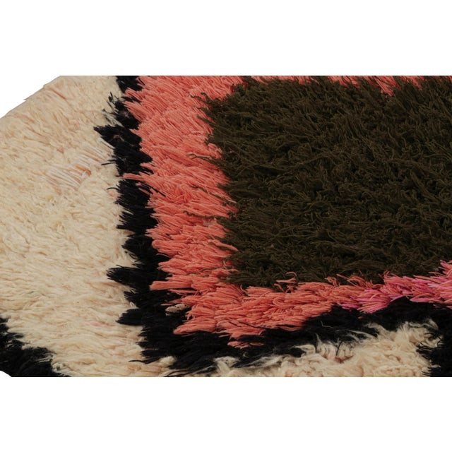 1950s 1950s Azilal Moroccan Style Runner in Beige With Patterns by Rug & Kilim For Sale - Image 5 of 7