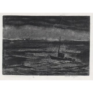 Harriet Lanfair Nautical Nocturne Lithograph For Sale
