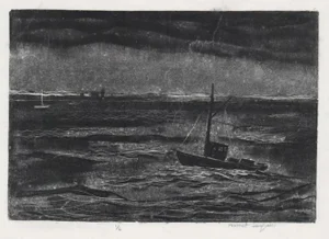Harriet Lanfair Nautical Nocturne Lithograph