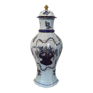 19th Century French Samson Porcelain Vase & Cover