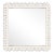 Fleur Home Audubon Bamboo Sticks Square Mirror in White Dove, 24x24 For Sale
