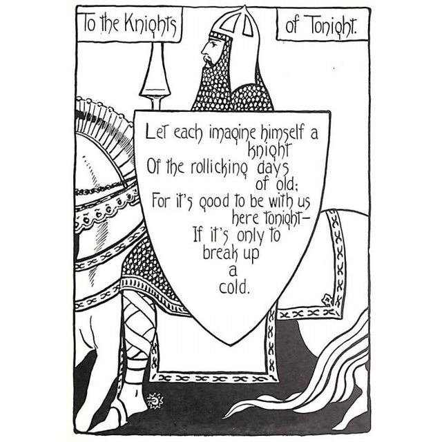 "Toasts for the Times in Pictures and Rhymes" 1909 Sargent, John William and Binckley, Nella Fontaine For Sale - Image 4 of 11