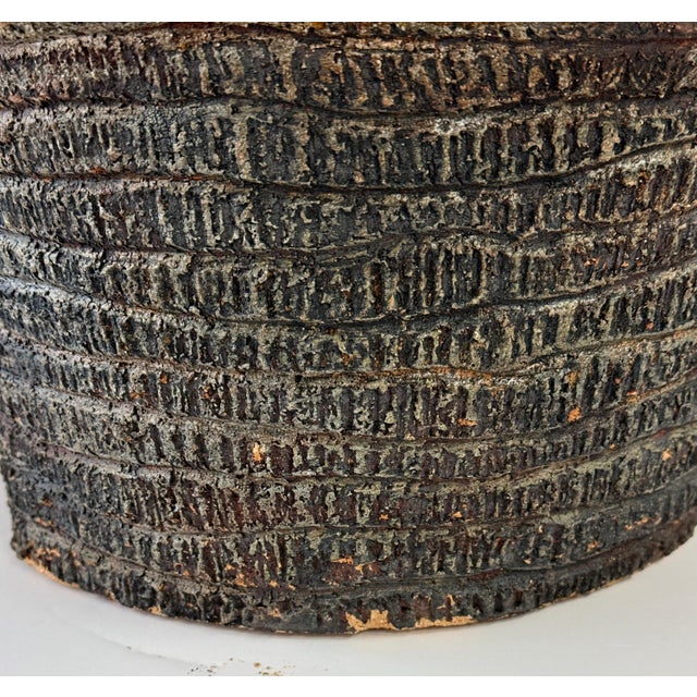 Massive Glazed Pottery Vessel For Sale In Palm Springs - Image 6 of 12