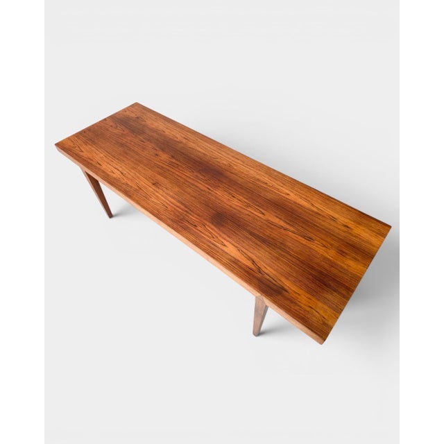 Mid-Century Modern Rosewood Coffee Table by Severin Hansen for Haslev Møbelsnedkeri, Denmark, 1960s For Sale - Image 3 of 6