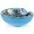 Vintage Murano Sky Blue Copper Aventurine Flecks Spots Italian Art Glass Decorative Bowl Ashtray Dish For Sale In Orlando - Image 6 of 7