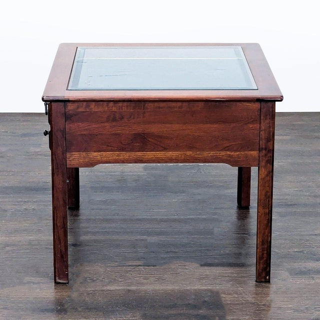 Ethan Allen Vintage Attributed to Ethan Allen Display Table For Sale - Image 4 of 8