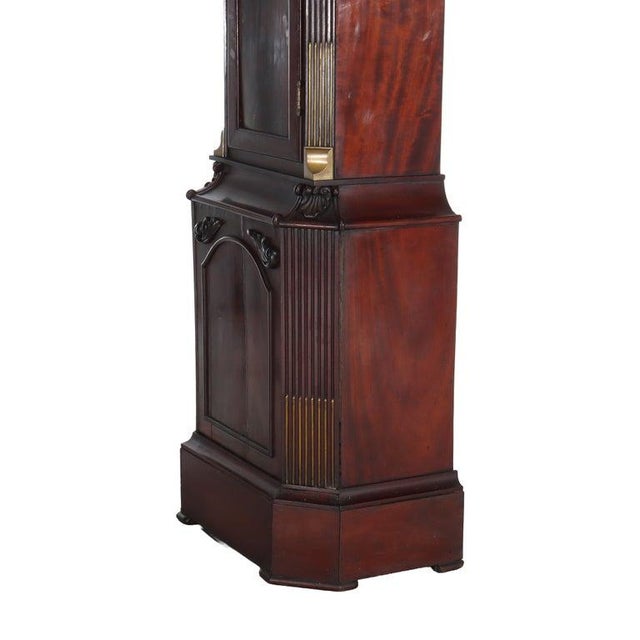 Antique J. E. Caldwell & Co, Philadelphia Mahogany Tall Case Clock C1890 For Sale - Image 11 of 18