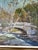 Beautiful landscape oil painting by Anthony Thieme. Titled in verso “ Bridge in Autumn”. Overall measuments are 42.5 w x...