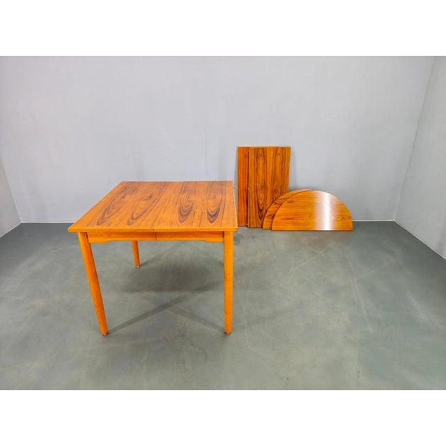 Mid-Century Modern Danish Extendable Dining Table, 1960s For Sale - Image 3 of 18
