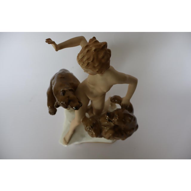 Porcelaine Stautue by Karl Tutter for Hutschenreuther, 1940 For Sale - Image 6 of 9