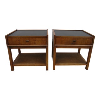 Founders Furniture Caned Nightstands For Sale