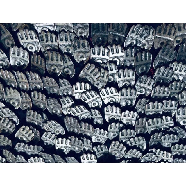 Black Middle Eastern Islamic Women Face Veil Bedouin, Sinai Bedouin Desert Garment For Sale - Image 8 of 18