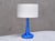Blue Glass Table Lamps by Michael Bang for Holmegaard, Denmark, 1970s , Set of 2 For Sale - Image 9 of 12