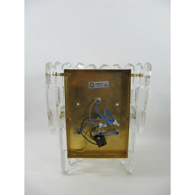 Gold Large Palazzo Wall Lamp by J. T. Kalmer, 1960s For Sale - Image 8 of 10