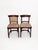 1910s Vienna Secession Model 423 Chairs attributed to Josef Hoffmann for Jacob & Josef Kohn, 1910, Set of 2 For Sale - Image 5 of 12