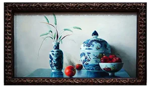 Ceramics - Original Oil on Canvas by Zhang Wei Guang - 2006 2006