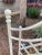 Mid 20th Century Mid 20th Century Hand Painted Vintage Iron Twin Headboards - a Pair For Sale - Image 5 of 12