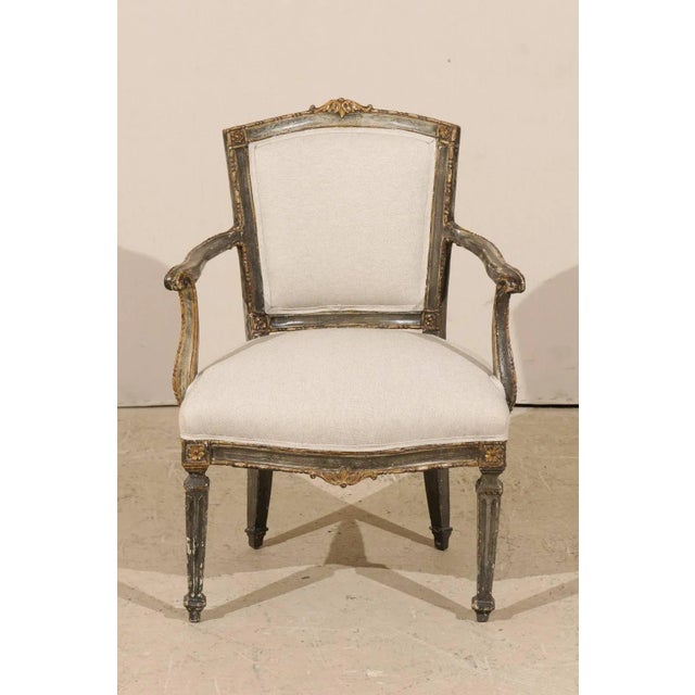 Italian Mid 19th Century Vintage Italian Armchair For Sale - Image 3 of 10