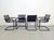 Mid-Century Modern Bauhaus Leather B34 Armchairs by Mart Stam & Marcel Breuer for Fasem, Italy, 1980, Set of 4 For Sale - Image 11 of 11