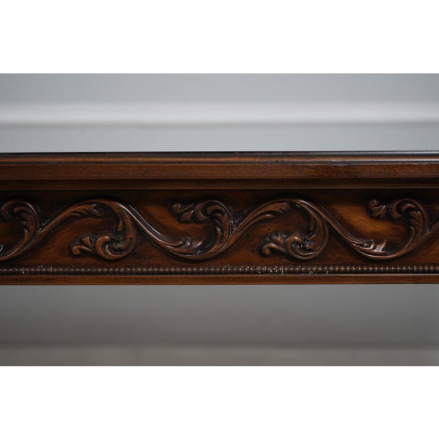 1990s Henredon French Louis XVI Walnut Dining Room Table For Sale - Image 5 of 18