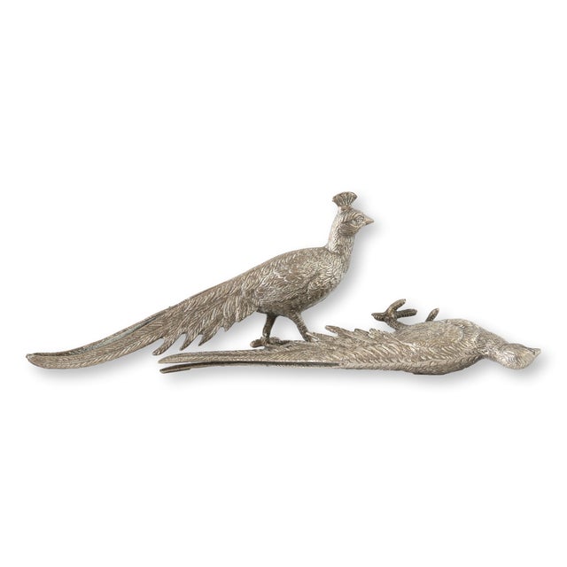 Vintage French Pheasant Table Ornaments For Sale - Image 4 of 4