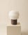Brown Papyrus Alabaster Table Lamp by Luis Gimeno For Sale - Image 8 of 9