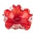 Vintage Red Bubble Murano Glass Ashtray attributed to Barovier and Toso, 1970s For Sale - Image 6 of 6