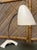 Mid-Century White Shrink Varnish Table Lamp, 1950s For Sale - Image 6 of 18