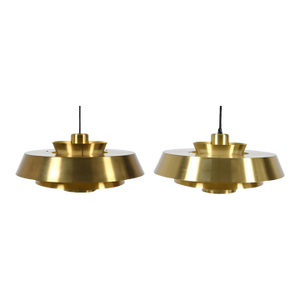 Excellent Pair of Jo Hammerborg 'Nova' Pendant Lights for Fog & Morup.