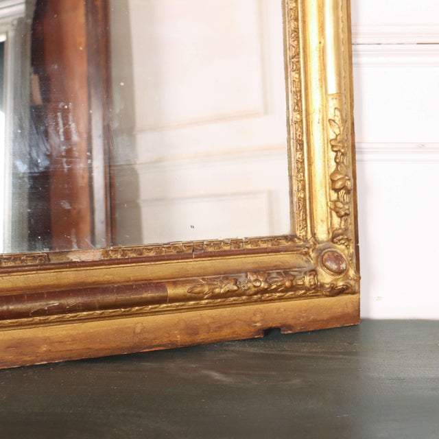 French Gilt Mirror, 1890s For Sale - Image 8 of 9