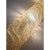 Set of four rectangular wall sconces made in gold "graniglia" of murano glass. made with a traditional murano glass slab...